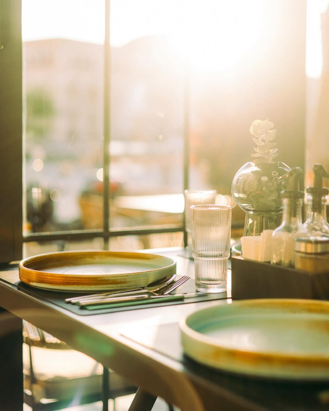 Window Side Dining Area